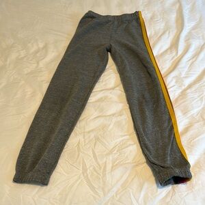 five. Stripe Aviator Nation pants size kids 14.
